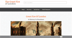 Desktop Screenshot of greatfireoflondon.net