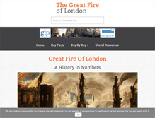 Tablet Screenshot of greatfireoflondon.net